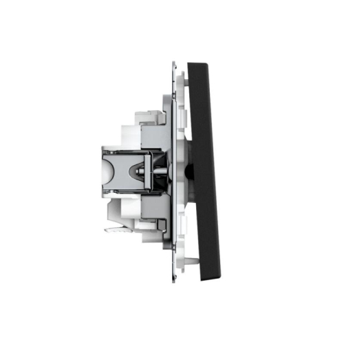 Выключатель 1-кл. ArtGallery 10AX быстрозажим. клем. механизм карбон SE GAL001011S