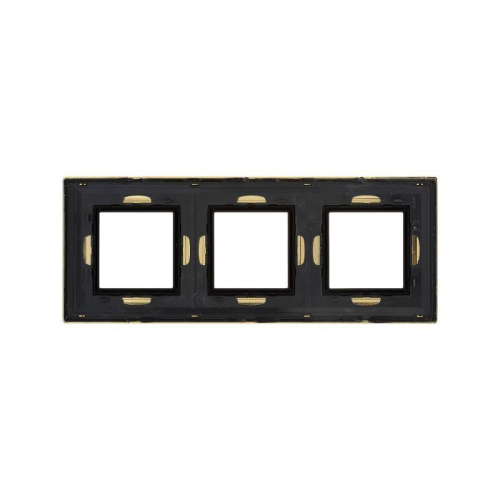 Рамка 3-м 6мод. Avanti метал. зол. DKC 4408856