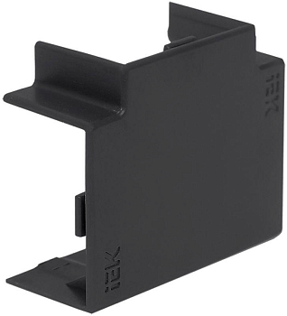 Угол для кабель-канала Т-образ. КМТ 60х40 черн. (уп.4шт) ELECOR IEK EL-KK10D-T-060-040-K02