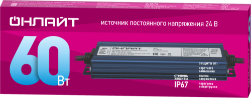 Драйвер для светодиодной ленты 90 650 OD-P60-IP67-24V ОНЛАЙТ 90650