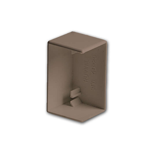 Заглушка для кабель-канала РКК 80х60/40 корич. Ruvinil ЗГЛ-80х60-К