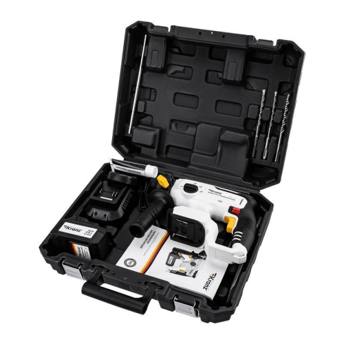 Перфоратор аккумуляторный SDS-plus 2.2Дж 1х4А.ч в кейсе Kranz KR-PT-120