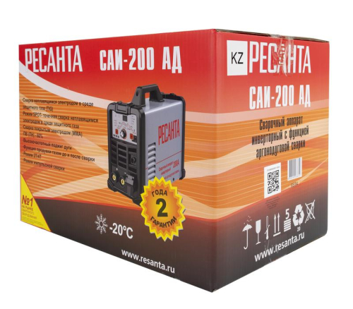 Аппарат сварочный инверторный САИ-200АД Ресанта 65/94
