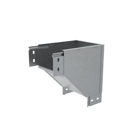 Угол для лотка вертикальный внешний с разворотом трассы на 180град. 150х80 сталь 1мм "ПЛЮС" VLTDplus90-80-150 КМ PL3714