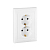 Розетка 2-м СП Valena 16А IP20 2P+E с заземл. защ. шторки немецк. стандарт бел. (DIY-упак.) Leg 694282