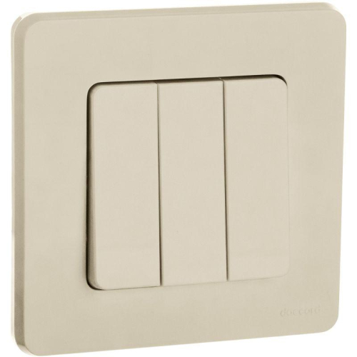 Выключатель 3-кл. Inspiria 10АХ 250В винтов. зажимы сл. кость IEK 673541