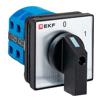 Переключатель кулачковый ПК-1-13 3п 25А "0-1" IP65 EKF pk-1-13-25-65