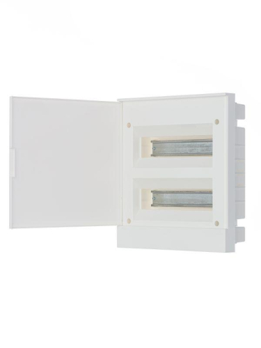Бокс в нишу Basic E 24М бел. непрозр. дверь (с клемм) ABB 1SZR004002A1107