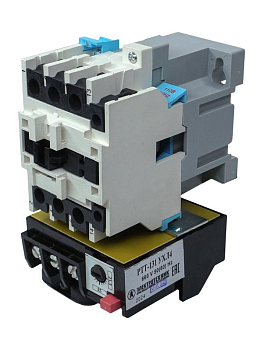 Пускатель электромагнитный ПМ12-025200 УХЛ4 В 25А 110В/50Гц AC 1НО IP00 нереверсивный с реле РТТ-131 21.2-28.7А Электротехник ET007024