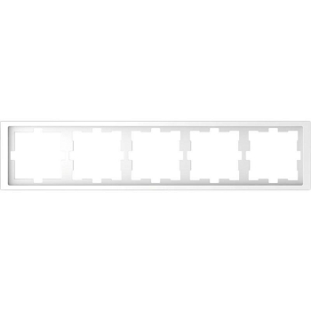 Рамка 5-м Merten D-Life SD бел. лотос SchE MTN4050-6535