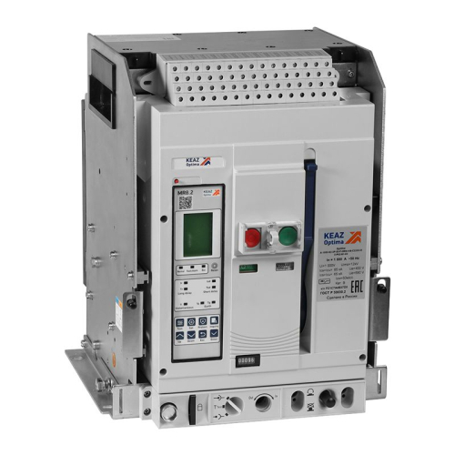Выключатель автоматический 3п 630А 50кА OptiMat A 630 S1 3P 50 D MR8.2 B C2200 M2 P05 S2 06 КЭАЗ 366274