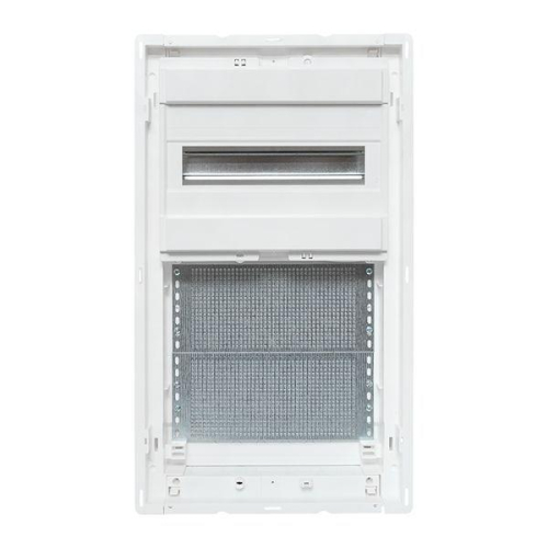 Щит комбинированный встраив. Nova (1 DIN + 2 МП) 3 габарит с металл. перфорированной дверью IP40 EKF nv-cb-pmd-1+2