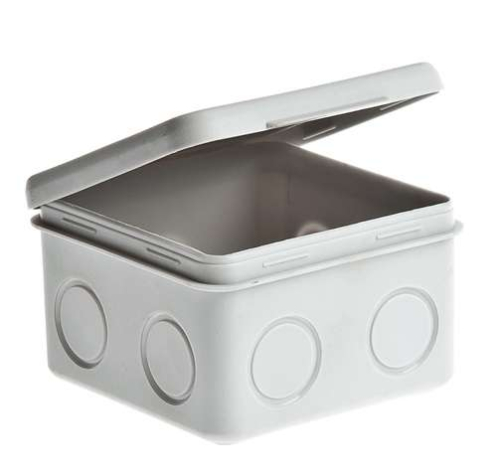 Коробка ОП Тусо распаячная 80х80х50мм откид. крышка IP54 Ruvinil 67039