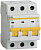 Выключатель автоматический модульный 3п D 16А 4.5кА ВА47-29 IEK MVA20-3-016-D