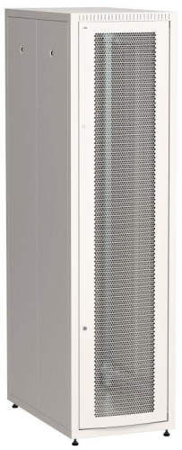 Шкаф сетевой LINEA E 42U 600х1000мм двери 2шт перфорир. и метал. сер. ITK LE35-42U61-PM