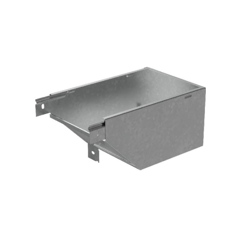 Угол для лотка вертикальный внешний L 50х200мм с разворотом трассы на 90град. "ПЛЮС" HD85 КМ PL18484