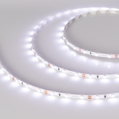 Лента светодиодная RT-A60-5mm 12V Cool 15000К 4.8Вт/м IP20 2835 (уп.5м) Arlight 015215(2)