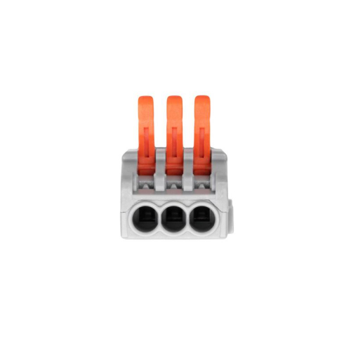 Клемма монтажная СМК PTC-1P 4213 BL/3 450В 32А 0.08-2.5(4.0)кв.мм JazzWay 5073746