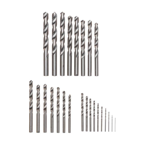 Набор сверл по металлу 1-13мм (через 0.5мм) HSS цилиндрический хвостовик метал. кейс 25шт Kranz KR-91-0637