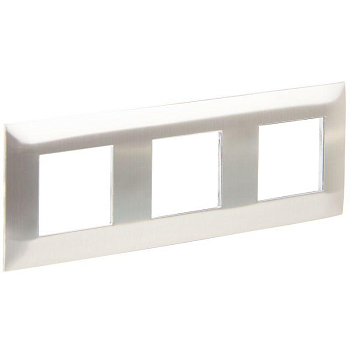 Рамка 3-м SKANDY SK-F33N металл никель IEK SK-M32-M-K50