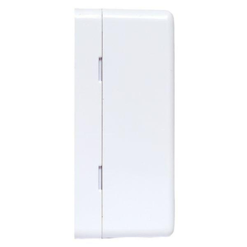 Корпус розетки настенной на 2 модуля Keystone со шторками и маркерами бел. TERACOM PRO EKF TRP-EBOX-2KSTN-WH