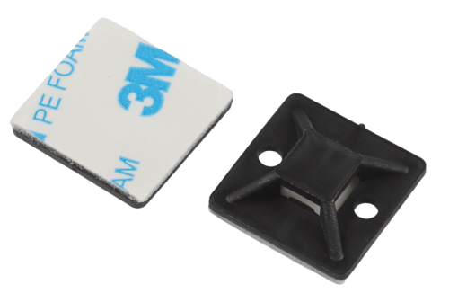 Площадка самоклеящаяся под хомуты 20х20мм NO-225-343 черн. (уп.50шт) Эра Б0066747