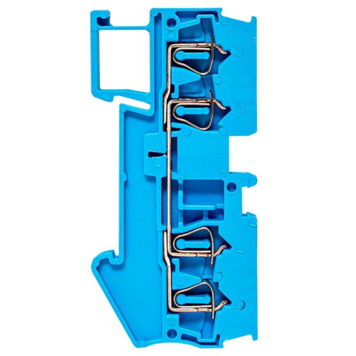 Колодка клеммная ST-2.5 31А 4 вывода пружинная син. PROxima EKF plc-st-2.5-4-blue