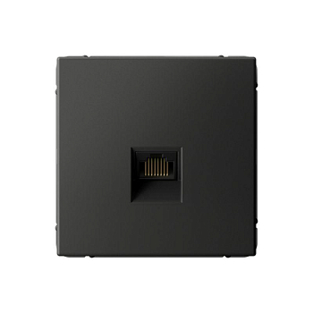 Розетка компьютерная ArtGallery RJ45 кат.5E механизм базальт SE GAL001483