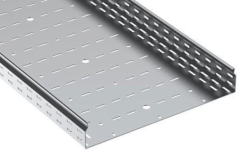 Лоток листовой перфорированный ESCA 7 80х500 L3000 сталь 2.0мм IEK CLP10-080-500-200-3