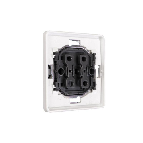 Выключатель 2-кл. СП ROUND MIELE 10А перламутр Kranz KR-78-0706-1