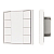 Панель кнопочная KNX-301-22-8-SH-IN White (BUS Frame) (IP20 пластик) INTELLIGENT ARLIGHT 037723