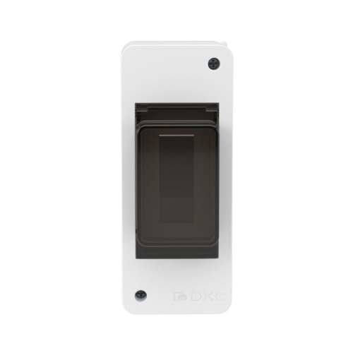 Щиток настенный 2мод. IP41 с тонированной дверцей бел. DKC F02W0WD