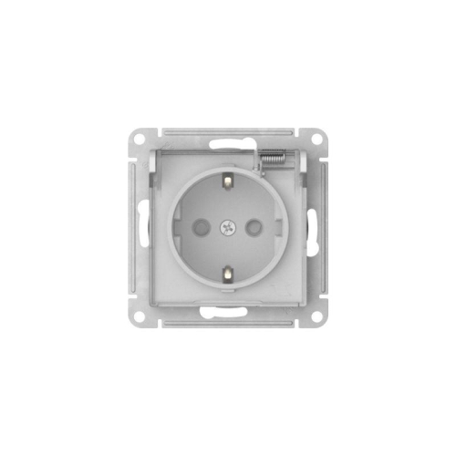 Розетка AtlasDesign Aqua 16А IP44 с заземл. защ. шторки с прозр. крышкой быстрозажим. клем. механизм бел. SE ATN440146S