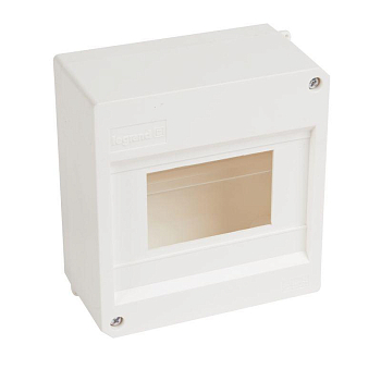 Щиток распред. накладной 6-м Mini S с шиной РЕN бел. Leg 001359