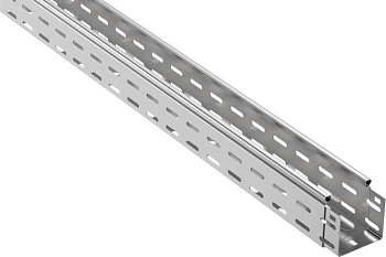 Лоток листовой перфорированный 100х80 L3000 сталь 1мм оцинк. IEK CLP10-080-100-100-3